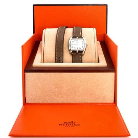 hermes cape cod tonneau diamonds|Hermes cape cod watches for sale.